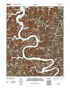 Sligo Bridge Tennessee Historical topographic map, 1:24000 scale, 7.5 X 7.5 Minute, Year 2010