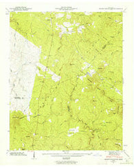 Smartt Mountain Tennessee Historical topographic map, 1:24000 scale, 7.5 X 7.5 Minute, Year 1946