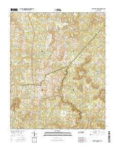 Smartt Mountain Tennessee Current topographic map, 1:24000 scale, 7.5 X 7.5 Minute, Year 2016