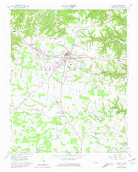 Smithville Tennessee Historical topographic map, 1:24000 scale, 7.5 X 7.5 Minute, Year 1960