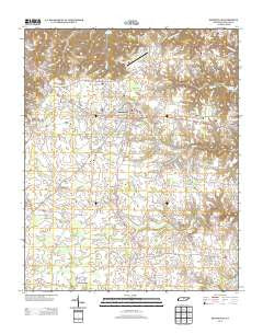 Smithville Tennessee Historical topographic map, 1:24000 scale, 7.5 X 7.5 Minute, Year 2013