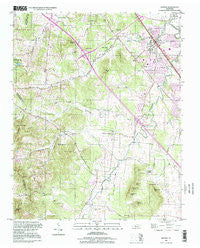 Smyrna Tennessee Historical topographic map, 1:24000 scale, 7.5 X 7.5 Minute, Year 1998
