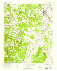 Smyrna Tennessee Historical topographic map, 1:24000 scale, 7.5 X 7.5 Minute, Year 1957