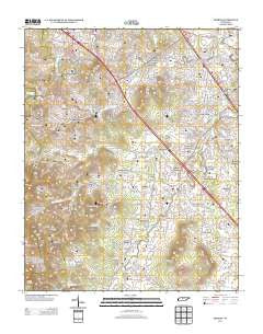 Smyrna Tennessee Historical topographic map, 1:24000 scale, 7.5 X 7.5 Minute, Year 2013
