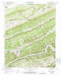 Sneedville Tennessee Historical topographic map, 1:24000 scale, 7.5 X 7.5 Minute, Year 1946