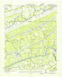 Sneedville Tennessee Historical topographic map, 1:24000 scale, 7.5 X 7.5 Minute, Year 1935