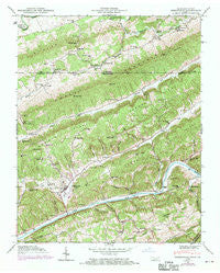 Sneedville Tennessee Historical topographic map, 1:24000 scale, 7.5 X 7.5 Minute, Year 1946