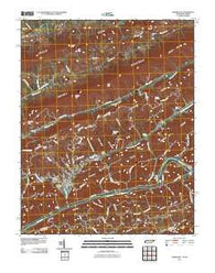 Sneedville Tennessee Historical topographic map, 1:24000 scale, 7.5 X 7.5 Minute, Year 2010
