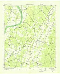 Snow Hill Tennessee Historical topographic map, 1:24000 scale, 7.5 X 7.5 Minute, Year 1935