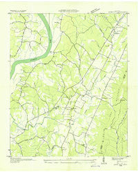 Snow Hill Tennessee Historical topographic map, 1:24000 scale, 7.5 X 7.5 Minute, Year 1935
