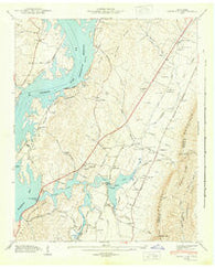 Snow Hill Tennessee Historical topographic map, 1:24000 scale, 7.5 X 7.5 Minute, Year 1943