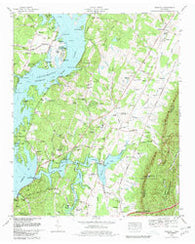Snow Hill Tennessee Historical topographic map, 1:24000 scale, 7.5 X 7.5 Minute, Year 1980