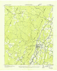 Soddy Tennessee Historical topographic map, 1:24000 scale, 7.5 X 7.5 Minute, Year 1935