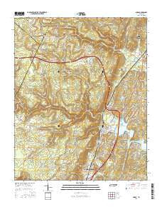 Soddy Tennessee Current topographic map, 1:24000 scale, 7.5 X 7.5 Minute, Year 2016