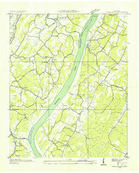 Soddy Island Tennessee Historical topographic map, 1:24000 scale, 7.5 X 7.5 Minute, Year 1935