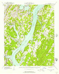 Soddy Island Tennessee Historical topographic map, 1:24000 scale, 7.5 X 7.5 Minute, Year 1939