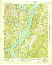 Soddy Island Tennessee Historical topographic map, 1:24000 scale, 7.5 X 7.5 Minute, Year 1939