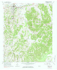 Somerville Tennessee Historical topographic map, 1:24000 scale, 7.5 X 7.5 Minute, Year 1965