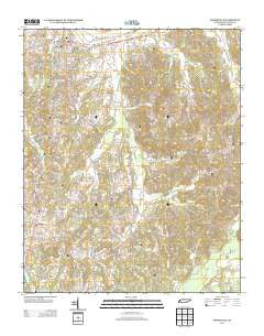 Somerville Tennessee Historical topographic map, 1:24000 scale, 7.5 X 7.5 Minute, Year 2013