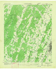 South Cleveland Tennessee Historical topographic map, 1:24000 scale, 7.5 X 7.5 Minute, Year 1935