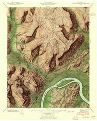 South Pittsburg Tennessee Historical topographic map, 1:24000 scale, 7.5 X 7.5 Minute, Year 1942