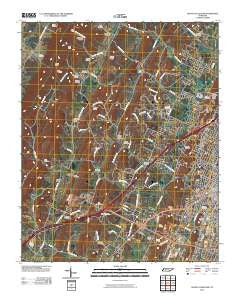 South Cleveland Tennessee Historical topographic map, 1:24000 scale, 7.5 X 7.5 Minute, Year 2010