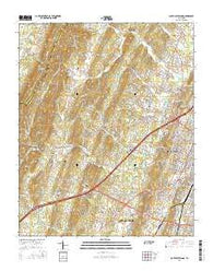 South Cleveland Tennessee Current topographic map, 1:24000 scale, 7.5 X 7.5 Minute, Year 2016
