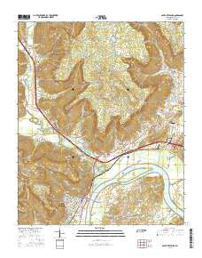 South Pittsburg Tennessee Current topographic map, 1:24000 scale, 7.5 X 7.5 Minute, Year 2016