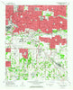 Southeast Memphis Tennessee Historical topographic map, 1:24000 scale, 7.5 X 7.5 Minute, Year 1965