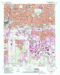 Southeast Memphis Tennessee Historical topographic map, 1:24000 scale, 7.5 X 7.5 Minute, Year 1965