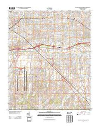 Southeast Memphis Tennessee Historical topographic map, 1:24000 scale, 7.5 X 7.5 Minute, Year 2013