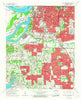 Southwest Memphis Tennessee Historical topographic map, 1:24000 scale, 7.5 X 7.5 Minute, Year 1965