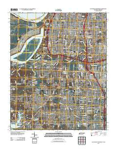 Southwest Memphis Tennessee Historical topographic map, 1:24000 scale, 7.5 X 7.5 Minute, Year 2011