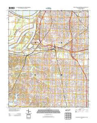 Southwest Memphis Tennessee Historical topographic map, 1:24000 scale, 7.5 X 7.5 Minute, Year 2013