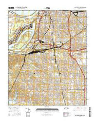Southwest Memphis Tennessee Current topographic map, 1:24000 scale, 7.5 X 7.5 Minute, Year 2016