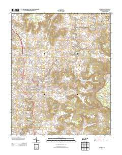Sparta Tennessee Historical topographic map, 1:24000 scale, 7.5 X 7.5 Minute, Year 2013