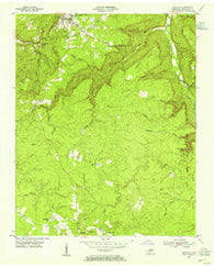 Spencer Tennessee Historical topographic map, 1:24000 scale, 7.5 X 7.5 Minute, Year 1954