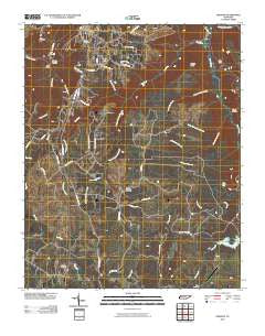 Spencer Tennessee Historical topographic map, 1:24000 scale, 7.5 X 7.5 Minute, Year 2010