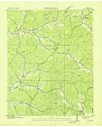 Spot Tennessee Historical topographic map, 1:24000 scale, 7.5 X 7.5 Minute, Year 1936
