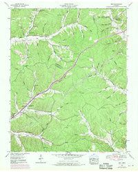 Spot Tennessee Historical topographic map, 1:24000 scale, 7.5 X 7.5 Minute, Year 1952