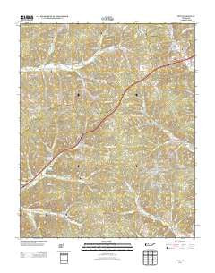 Spot Tennessee Historical topographic map, 1:24000 scale, 7.5 X 7.5 Minute, Year 2013