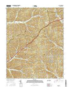 Spot Tennessee Current topographic map, 1:24000 scale, 7.5 X 7.5 Minute, Year 2016