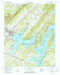 Spring City Tennessee Historical topographic map, 1:24000 scale, 7.5 X 7.5 Minute, Year 1966