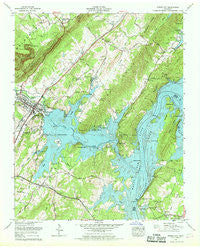 Spring City Tennessee Historical topographic map, 1:24000 scale, 7.5 X 7.5 Minute, Year 1966