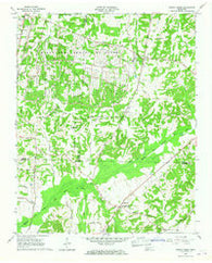 Spring Creek Tennessee Historical topographic map, 1:24000 scale, 7.5 X 7.5 Minute, Year 1966
