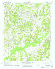 Spring Creek Tennessee Historical topographic map, 1:24000 scale, 7.5 X 7.5 Minute, Year 1966