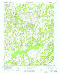 Spring Creek Tennessee Historical topographic map, 1:24000 scale, 7.5 X 7.5 Minute, Year 1966