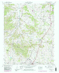 Spring Hill Tennessee Historical topographic map, 1:24000 scale, 7.5 X 7.5 Minute, Year 1946