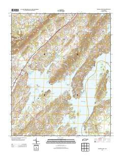 Spring City Tennessee Historical topographic map, 1:24000 scale, 7.5 X 7.5 Minute, Year 2013