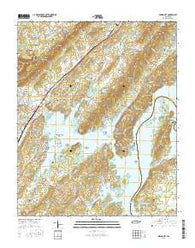Spring City Tennessee Current topographic map, 1:24000 scale, 7.5 X 7.5 Minute, Year 2016